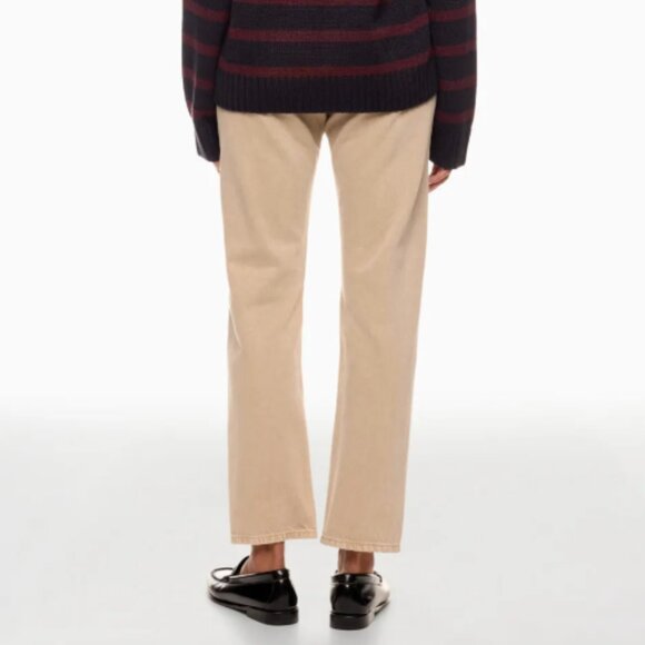 Size 2 - LEVI'S - 501 Jeans Cream Straight Leg Rent the Runway RTR $108 msrp - Picture 7 of 10